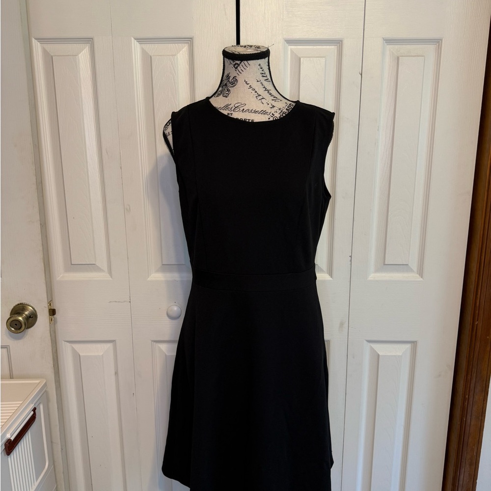 Allegra Elegant Black Sleeveless Dress